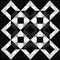 High-detailed Black And White Quilt Design With Visual Harmony