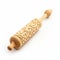 High Detailed Carved Scroll Design Wooden Rolling Pin