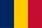 High detailed flag of Chad. National Chad flag. Africa. 3D illustration