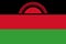 High detailed flag of Malawi. National Malawi flag. Africa. 3D illustration