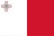 High detailed flag of Malta. National Malta flag. Europe. 3D illustration