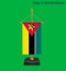 High detailed flag of Mozambique. National Mozambique flag. Africa. 3D illustration