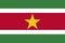 High detailed flag of Suriname. National Suriname flag. South America. 3D illustration