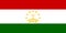 High detailed flag of Tajikistan. National Tajikistan flag. Asia. 3D illustration