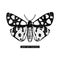 High detailed illustration of cream-spot tiger moth. Hand drawn butterfly sketch. Vintage insect drawing on white background.