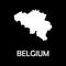 High detailed vector map - Belgium. vector illustration. Europe mainland.