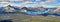 High Dynamic Range mountain scene of kananaskis lake