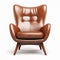 High End Brown Leather Chair: Eye-catching Design For Lively Interiors