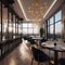 High-End Restaurant with Luxurious Decor and Gourmet Cuisine