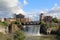High Falls and city skyline Rochester, New York