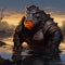 High Fantasy Hippopotamus Inspired By Darkest Dungeon