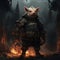 High Fantasy Pig Art Inspired By Darkest Dungeon