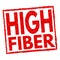 High fiber sign or stamp