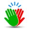 High Five Icon - for stock