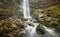 High Force Waterfall Force Gill on the slopes of Whernside, Whernside, North Yorkshire, UK - 10th November 2017