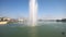 High fountain, water splashes, beautiful spectacle,Vacation, time of rest, travel