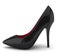 High heel black shoe