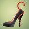 High-heeled shoe