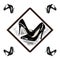 High heels icon frame.  Ilustration art. 
Heel High Silhouette Stock Illustrations. Woman day icon. Woman day logo. Fashion logo.