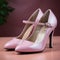 High heels for women plain elegant pink