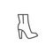 High Hill boot line icon