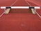 High hurdle. Hurdle track running lane. Wooden Hurdle