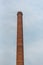 High industry chimney with blue sky