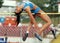 High Jump Woman Athlete