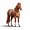 High-key Lighting Horse 3d Render Stock Photo In Pixar Style