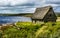 High Laithe Cruck Barn Grimwith Reservoir Yorkshire Dales England