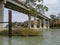 High level bridge over the Murray River on the Sturt Highway in South Australia near Kingston-on-Murray