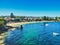 High Level View of Camp Cove Beach, Sydney Harbour, Australia