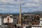 A high level view of Glasgow, looking North West from Bothwell Street