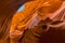 The high-level walls in lower Antelope Canyon, Page, Arizona