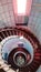 High lighthouse interior stairs of La Coubre in Charente France