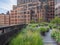 The High Line is a famous public park in Manhattan United States.