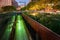 High Line promenade at Twilight, West Village, Manhattan, New York