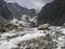 High mountains in the Mount Blanc complex, Val Veny Alps Mounta