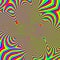 High Multicoloured Phsycodelic Abstract Background