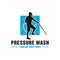 High pressure washing pipe logo