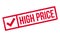 High Price rubber stamp