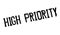 High Priority rubber stamp