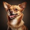 High-quality 8k Photorealistic Digital Drawing Of A Brown Shorthair Chihuahua
