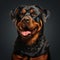 High-quality 8k Photorealistic Digital Drawing Of A Brown Shorthair Rottweiler