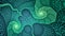 High Quality Abstract Crackle Abyss green gradient 37