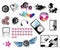 High quality detailed music icons