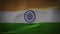 A high-quality footage of 3D India flag fabric surface background animation