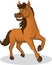 High Quality Horse Vector Cartoon Illustration