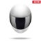 High quality light white motorcycle helmet