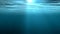 High quality Looping animation of ocean waves from underwater with floating plankton.